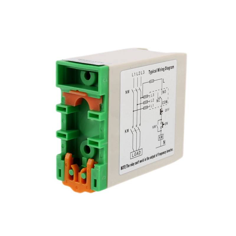 400VAC ThreePhase Power Relay, 5A Voltage Monitoring Relay Phase Sequence Protection Relay, for