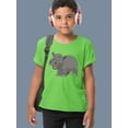 thumbnail image 2 of Happy Hippo T-Shirt Juniors -Image by Shutterstock,  Large, 2 of 4