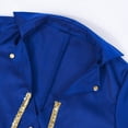 thumbnail image 5 of Miluxas Men's Vintage Tailcoat Jacket Uniform Costume with Pocket Retro Tuxedo Swallowtail Blue L(L), 5 of 8