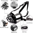 thumbnail image 3 of Jinsinto Safe Muzzle, Breathable, Dog Can Pant And Drink, Prevents Biting, 3 of 4