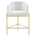 thumbnail image 6 of Modway Savour Tufted Performance Velvet Counter Stool, White, 6 of 9