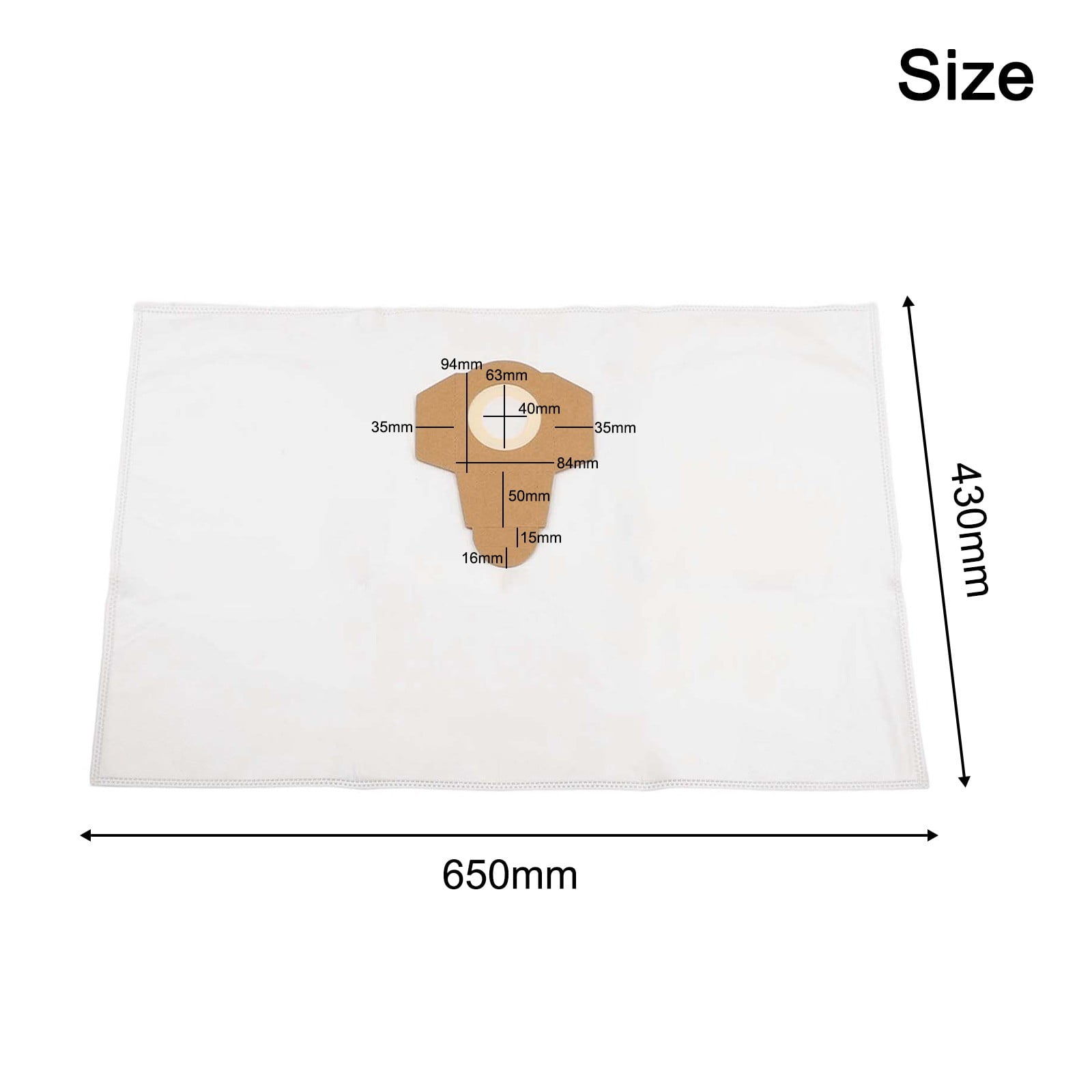 Reusable Dust Bags for Einhell TCVC1820 TEVC 1825 Wet/Dry Vacuum Cleaners 10 Pack