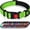 Green, variant on Reflective Dog Collar for Large Dogs, Soft Neoprene Padded with Escape-Proof Locking Buckle, Upgraded Zinc Alloy Ring, Adjustable for Pitbull Labrador Retriever