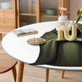 thumbnail image 6 of Mysterious Hooded Cloak Round Table Cover Kitchen Printed Waterproof Tablecloth Elastic Edged Tablecloth Fits Party Wedding Indoor Outdoor Tables, 6 of 8