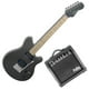 thumbnail image 1 of Paquete Guitarra Eléctrica Series Jethro By Steelpro 062-sk Color BLACK SATIN SILVER POWDER Material del diapasón Maple Orientación de la mano Diestro, 1 of 7