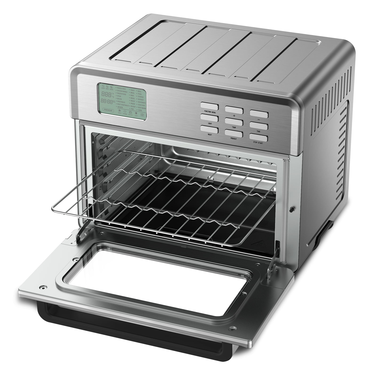 Get ROOMTEC 26 qt. Stainless Steel Air Fryer Toaster Oven Combo,21-in-1  Large Ovens Delivered