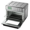 thumbnail image 6 of Euroto Air Fry Oven, 26.8 Quart  24 in 1 Function 360 Air Circulation, Bake, Broil, Toast, Air Fry, Air Roast, Digital Toaster, True Surround Convection, Includes Recipe Book, 1800 Watts, Steel Finish, 6 of 7
