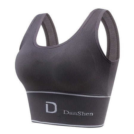 

Aoochasliy Bras for Women Beautiful Back Letter U-shaped Sling Sports Yoga Vest Chest Pad Tube without Steel Ring Wrapped Chest Underwire Women Deals