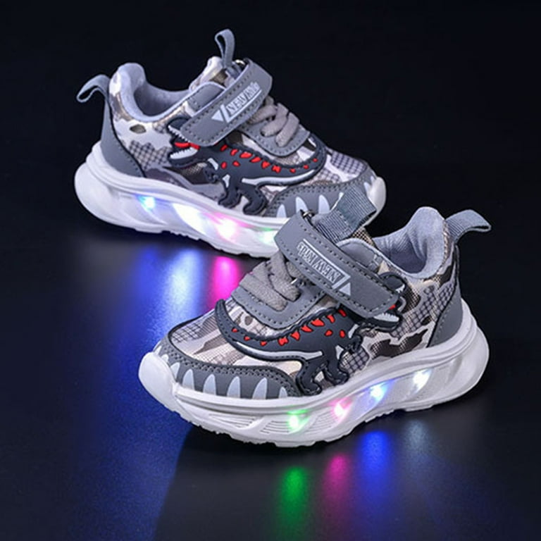 XIYON Kids Shoes For Boys And Girls Sneakers For Toddlers Light Up