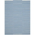 thumbnail image 6 of SAFAVIEH Montauk Raeyln Striped Cotton Area Rug, Ivory/Blue, 4' x 6', 6 of 8