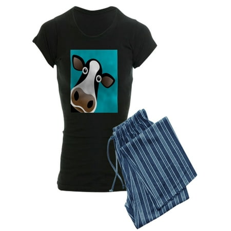 

CafePress - Moo Cow! Pajamas - Women s Dark Pajamas