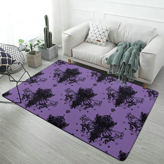Haunted Mansion Carpet for Home Decoration Soft Comfy Rugs for Bedroom Living Room Bathroom Entrance Non-slip Comfort Mat