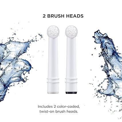 Conair Interplak by Conair OptiClean Replacement Power Plaque Remover Brush Heads - 2-Pack