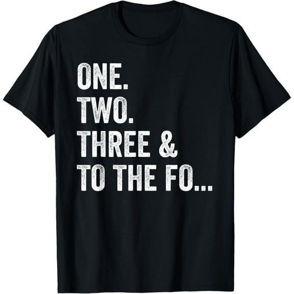 Rap T-Shirt, Oldschool Rapper Hip Hop 90s, One Two Three T-Shirt men and women can wear, black, white, gifts