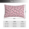 thumbnail image 2 of KLL Cute Fox Pink Tree Pillow Covers Envelope Closure,Super Soft and Cozy Fuzzy Fleece Pillow Case Cover, 2 of 5