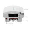 thumbnail image 5 of Miuameov Commercial Hand Dryer, Automatic Electric Hand Dryer 1800W High Speed Hand Air Dryer for Commercial and Household Noise Reduction (White), 5 of 12
