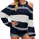 thumbnail image 2 of Suéter con cuello halter y hombros descubiertos para mujer NikouMX Talla S M L XL, 2 of 6