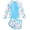 X4Sky Blue, variant on lnmuld Girls 2 Piece Long Sleeve Zip Rash Guard Swimsuit Set Color:Multicolour,Size:4-5 Years