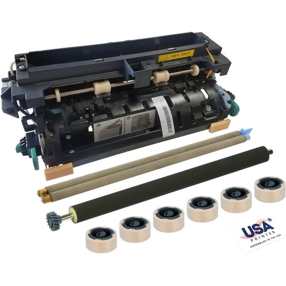 USA Printer 40X4724-USA (39V3590 330-9784) Maintenance Kit for Lexmark T650 T652 T654 T656 X652 X654 X656 X658 includes 40X4418 Fuser, 40X1886 Transfer Roller, Tray 1-3 Roller Kit (110V)