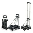 thumbnail image 5 of HOOWIFFY Foldable Cart with Ergonomic Grip, Lightweight Black Aluminum Alloy Frame for Easy Transport and Storage, 5 of 8