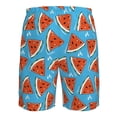 thumbnail image 6 of Naloa Cartoon Watermelon Men's Beach Shorts, Surfing shorts, Swim trunks, Quick Dry Swim Trunks for Surfing Beach Fun - 3X-Large, 6 of 9