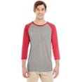 thumbnail image 2 of Triblend Three-Quarter Raglan Baseball T-Shirt, 2 of 2