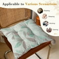 thumbnail image 4 of Beautynvta Chair Cushion with Tassels, Square Cotton Linen Floor Cushion, Super Soft Comfortable Seat Cushion for Home Kitchen Dining Room Office, 17.7''x17.7'', 4 of 6