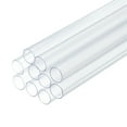 thumbnail image 1 of Uxcell Paquete de 10 Tubos Rígidos de Plástico Transparente 8mm ID x 9mm OD, Tubos Redondos de Policarbonato para Tubería de Agua de Acuario, 1 of 7