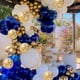 thumbnail image 3 of Confeti Dorado Globos Blanco Azul Marino Arche Ballon Bleu, 3 of 4