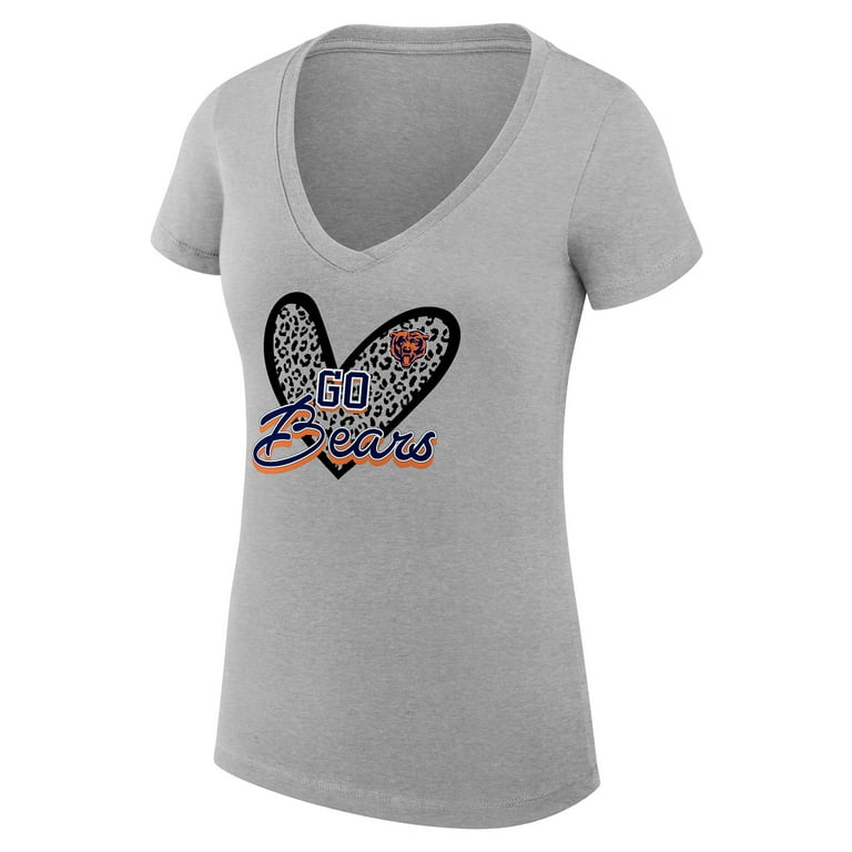 Women's G-III 4Her by Carl Banks Heather Gray Chicago Bears
