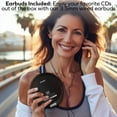 thumbnail image 4 of Reproductor de CD Coby CD201 portátil Bluetooth con radio FM y AUX, 4 of 8