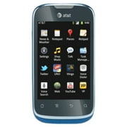 AT&T Huawei Fusion U8652 512 MB Smartphone, 3.5" LCD480 x 320, Android 2.3.3 Gingerbread, 3G, Blue