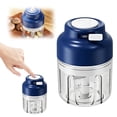 thumbnail image 5 of 2026 New Portable Garlic Chopper, Wireless Mini Electric Garlic Grinder and Veggie Chopper, Rechargeable 250ml 4-Blade Food Processor for Meat, Vegetables, and Onions, Cordless Kitchen Gadget, 5 of 5