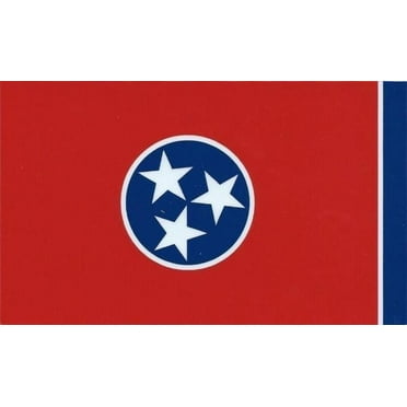 5in x 3in Tennessee State Flag Bumper magnet  Car magnetic magnets Vinyl