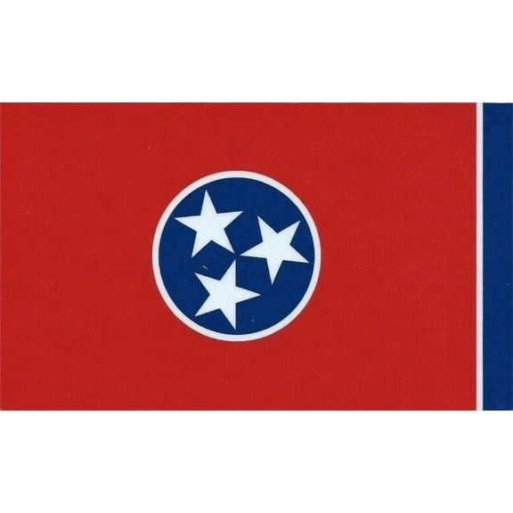 5in x 3in Tennessee State Flag Bumper magnet  Car magnetic magnets Vinyl