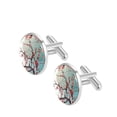 thumbnail image 2 of Tree Elegant Stainless Steel Shirt Cufflinks Set for Formal Attire - Ideal for Business Meetings or Special Occasions, 2 of 6