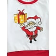 thumbnail image 6 of Qiylii Kid Christmas Clothes Set Santa Print Sweatshirt + Long Pant,2-7T, 6 of 9