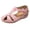 Pink, variant on cllios Closed Toe Sandals for Women Casual Comfortable Round Toe Bohemia Gladiator Wedge Ankle Strap Shoes