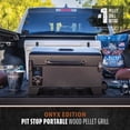 thumbnail image 4 of Pit Boss Tabletop Pellet Smoker, 256 Square inch Wood Fired Pellet Grill, Onyx Series, 4 of 13