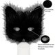 thumbnail image 3 of Sjjyv Faux Fur Fox Tail Cat Wolf Cosplay Costume Set Plush Mask Fluffy Paw Gloves Halloween Christmas, 3 of 5