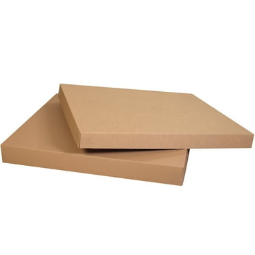 Partners Brand Bulk Cargo Boxes, 48" x 40" x 5", Kraft, Pack Of 5 Lids