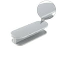 thumbnail image 2 of YSNOOWE 4Pcs Self Stick Barn Door Handles Light Grey ABS Simple Design for Cabinet Doors, 2 of 6