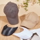 thumbnail image 5 of 20Pcs 2 Colors Baseball Cap Visor Insert Black & White Ball Cap Form Shaper Plastic Hat Brim Baseball Hat Shaper Bump Cap Insert for Craft Sewing Caps Supplies Making, 5 of 5