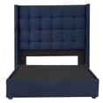 thumbnail image 2 of Box Base Cama Matrimonial + Cabecera Titan Dicasa Azul Marino, 2 of 8