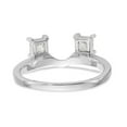 thumbnail image 5 of Solid 14K White Gold Engagement Diamond Wrap Wedding Ring Band Guard Enhancer Size 7 (.5 cttw.), 5 of 8