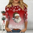 thumbnail image 4 of Christmas Sweatshirts for Women Sweatshirts Trendy Plus Size Fall Tops 2025 Long Sleeve Tops Casual Lightweight Long Sleeve Pullover Tops, 4 of 6