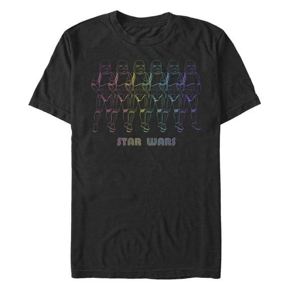 Men's Star Wars: A New Hope Stormtrooper Multicolor Lineup Graphic T-Shirt
