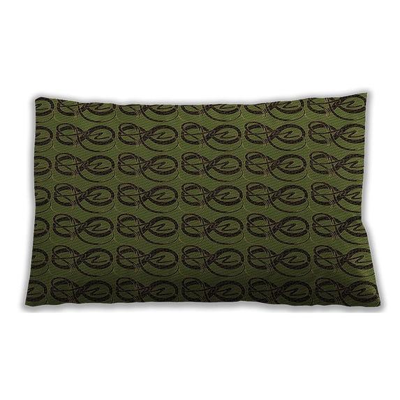Ahgly Company Outdoor Rectangular Contemporary Lumbar Throw Pillow, 13 inch by 19 inch