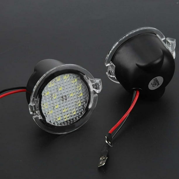 Vista Trasera del Automóvil Luz de Charco 18 LED 1.8W Lámpara individual Derecha E Izquierda
