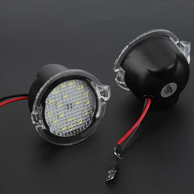 Vista Trasera del Automóvil Luz de Charco 18 LED 1.8W Lámpara individual Derecha E Izquierda